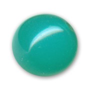 Unicolor Round bead 14mm Green Turquoise Opal x1