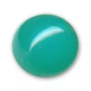 Unicolor Round bead 14mm Green Turquoise Opal x1