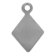 13x8.5mm stainless steel Rhombus Charm x10|raw }}