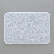 144x99x4mm Silicone mold for resin - Spacers and pendants x1