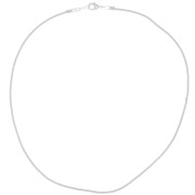 Snake Choker 2mm Silver tone x1