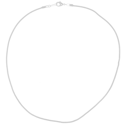 Snake Choker 2mm Silver tone x1