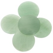 30mm Aventurine round Cabochon x1