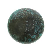 25mm Genuine Turquoise round Cabochon x1|raw }}