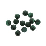 6mm Malachite round Cabochon x1