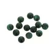 6mm Malachite round Cabochon x1