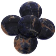 30mm Sodalite round Cabochon x1