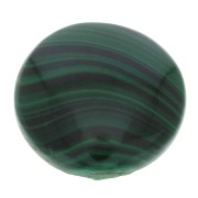 30mm Malachite round Cabochon x1