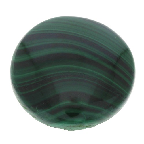 30mm Malachite round Cabochon x1