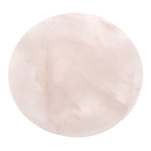 30mm Round cabochon - Rose Quartz x1