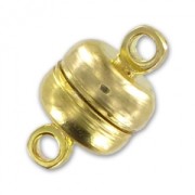 Magnetic clasp 12x7mm - Fine gold plated x1