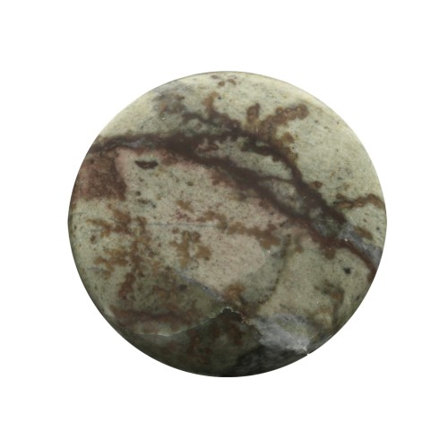 25mm Round cabochon - Picasso Jasper x1