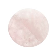 25mm Round cabochon - Rose Quartz x1