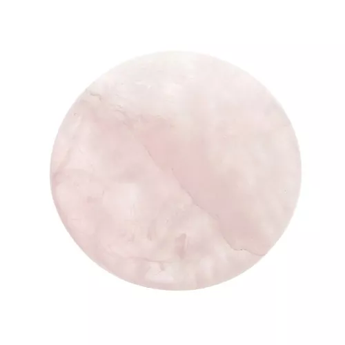 25mm Round cabochon - Rose Quartz x1