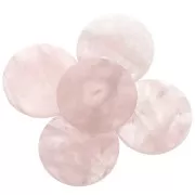 25mm Round cabochon - Rose Quartz x1
