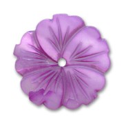 Mother-of-Pearl Flower 25mm Violet x1
