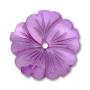 Mother-of-Pearl Flower 25mm Violet x1