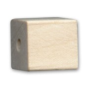 Raw wood square bead 10mm x 1|raw }}