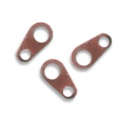 Tags 6x3mm Old copper tone x144|raw }}