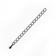 Extension chain 50 to 60mm Black nickel tone|raw }}
