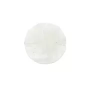 6mm round faceted flat back cabochon - Moonstone x1