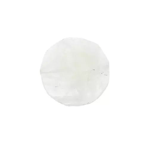 6mm round faceted flat back cabochon - Moonstone x1