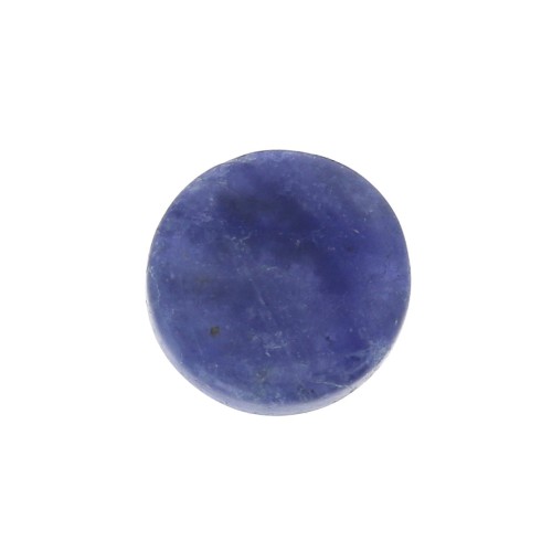 6mm Gemstone round Puck - Sodalite x1