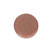 6mm Gemstone round Puck - Imitation Sunstone x1|raw }}
