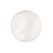 8mm Gemstone round Puck - Rose Quartz x1