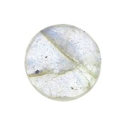 8mm Gemstone round Puck - Labradorite x1