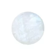 8mm Gemstone round Puck - Moonstone x1