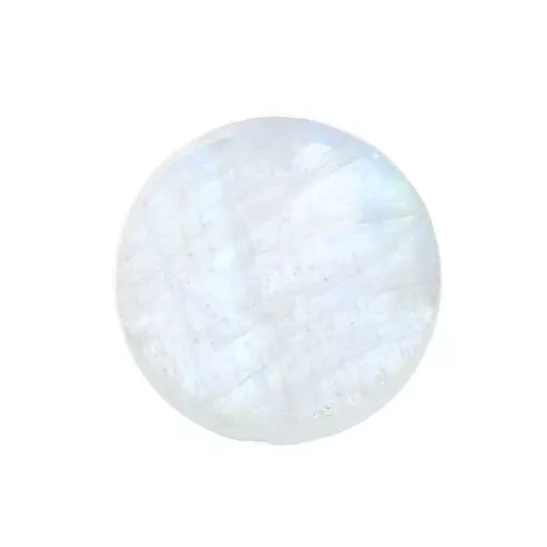 8mm Gemstone round Puck - Moonstone x1