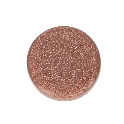 8mm Gemstone round Puck - Sunstone x1