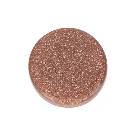 8mm Gemstone round Puck - Sunstone x1