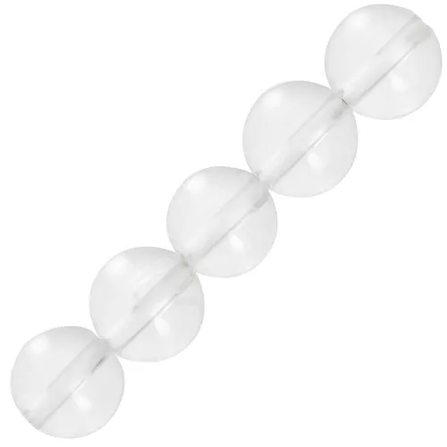 Beads Rock Crystal 10mm x5