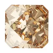 6mm PureCrystal Square Cabochon 4499 - Crystal Golden Shadow x1