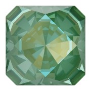 6mm PureCrystal Square Cabochon 4499 - Crystal Silky Sage Delite x1|raw }}