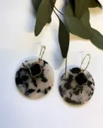 6mm PureCrystal Square Cabochon 4499 - Crystal Silver Night x1