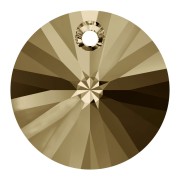 8mm PureCrystal 6428 Pendant - Crystal Golden Shadow x1|raw }}