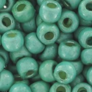 Toho seed beads 11/0 TO11RPF561F - PF Galvanized Green Teal Mat