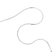 1.05mm 925 Sterling Silver /paloma mesh chain x50 cm