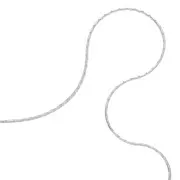 1.35mm 925 Sterling Silver paloma mesh chain x50 cm