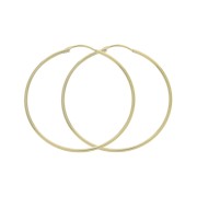 21mm  Hoop Earrings to decorate - Gold Plated 3 microns x2|raw }}