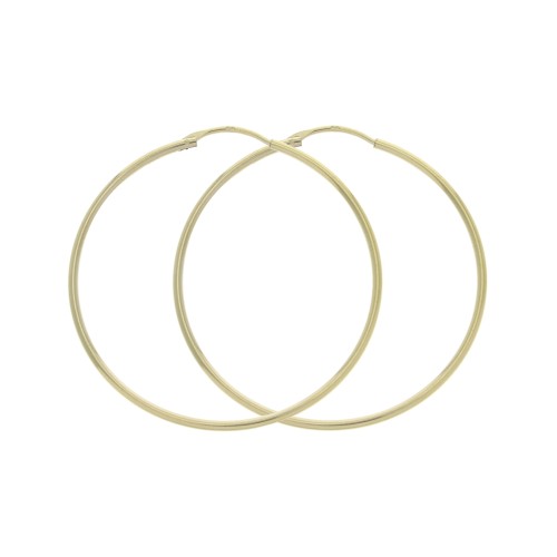 21mm  Hoop Earrings to decorate - Gold Plated 3 microns x2