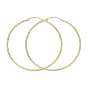 31mm  Hoop Earrings to decorate - Gold Plated 3 microns x2