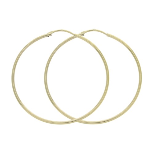 31mm  Hoop Earrings to decorate - Gold Plated 3 microns x2