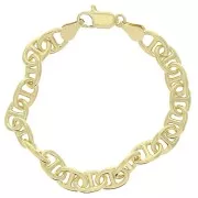 7.8mm Round Hermes mesh 19cm bracelet - Gold Plated 3 microns x1