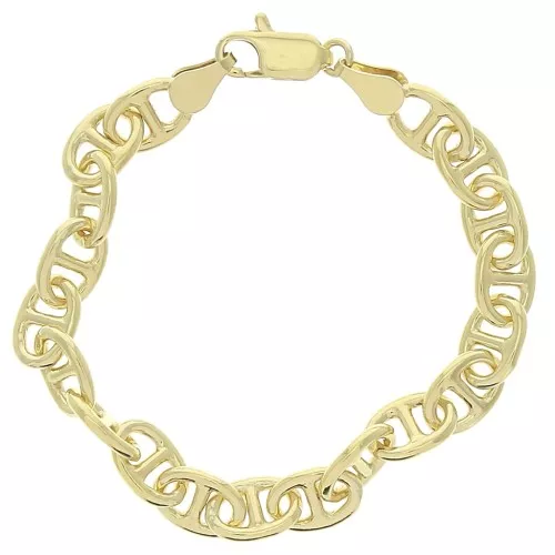7.8mm Round Hermes mesh 19cm bracelet - Gold Plated 3 microns x1