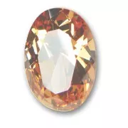 Cubic Zirconia Oval cabochon 18x13mm Light Copper