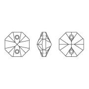 PureCrystal Octagon 6404 12mm two holes Crystal  x1